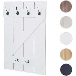 Tassenhalter HWC-D13, Hängeregal Tassenbrett mit 6 Haken - Regal im Landhausstil, individuell anbringbar mit 6 Haken für platzsparende Aufbewahrung Ihrer Tassen - ideal für eine wohnliche Atmosphäre.