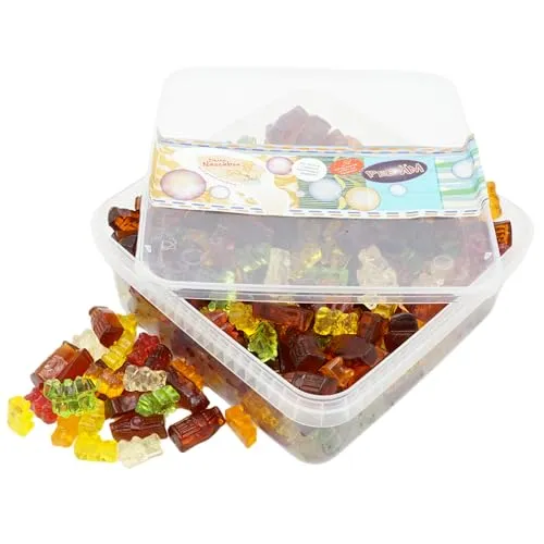 Deine Naschbox | Zuckerfreier Fruchtgummi 2er Mix#1 | 1kg Naschbox