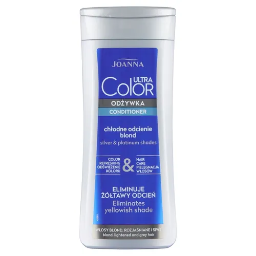 JOANNA Ultra Color System Conditioner für blondes, aufgehelltes & graues Haar Conditioner für einen Platin-Ton bei blondem, aufgehelltem und grauem Haar 200g