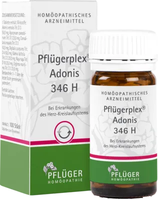 Homöopathisches Laboratorium Alexander Pflüger GmbH & Co. KG PFLÜGERPLEX Adonis 346 H Tabletten 100 St 01059366