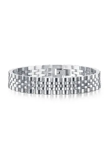Firetti Gliederarmband Classic Steel/matt in silber von Firetti