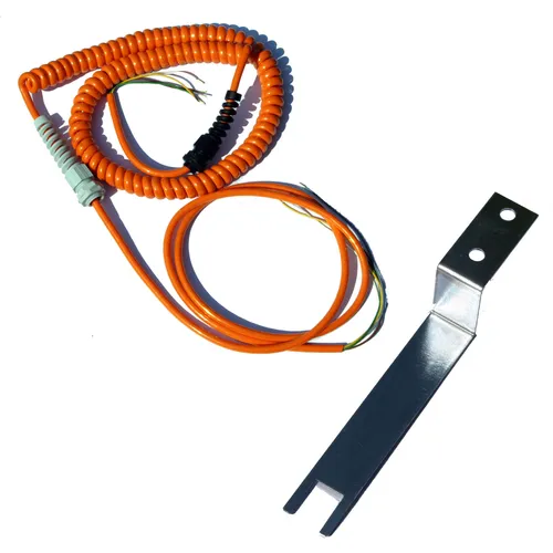 Produktbild Spiralkabel 5-adrig 5x0,5 qmm, Wendelleitung Länge 700mm / 6500mm Kabel Leitung