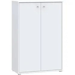 Forte Tempra 2 Kommode mit 2 Türen in weiß von Forte