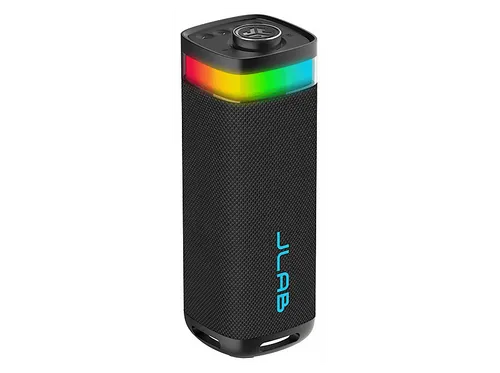 JLab JBuds Party Speaker Schwarz – Kabelloser Lautsprecher mit RGB-Beleuchtung - Erleben Sie mit dem JLab JBuds Party Speaker Schwarz kraftvollen Klang und beeindruckende RGB-Beleuchtung. Ideal für Partys, mit bis zu 12 Stunden Spielzeit und spritzwassergeschütztem Design für jeden Anlass.