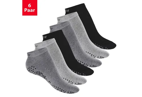 celodoro Sportsocken Damen Pilates & Yoga Sneaker Socken mit ABS (6 Paar)
