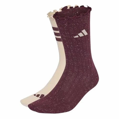 adidas Unisex Glow Sock 2 Pair Pack Socken (1er Pack) in pink von adidas