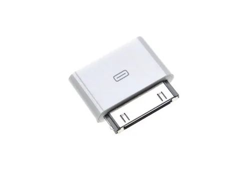 vhbw USB-Kabel, Micro-USB, 1x 30-Pin Konnektor, 1x Micro-USB Buchse, passend für Apple iPod Touch, Photo, Video Smartphone