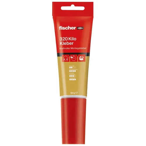 Fischer Montagekleber 320 Kilo Kleber Tube 104g 545861 GOW überstreichbar TOP
