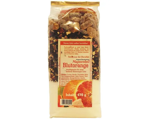 Biller Gewürz, Magenrebell Blutorange Likör Ansatzmischung für Kräuterlikör 470g