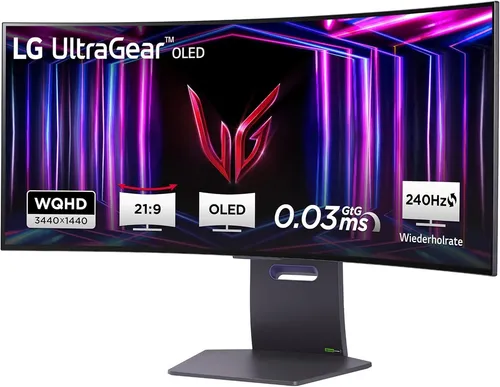 LG UltraGear 34GS95QE-B 34 Zoll UWQHD Curved OLED 21:9 240 Hz Gaming Monitor NEU
