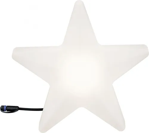 Paulmann 94184 Plug Shine Lichtobjekt Star - Dekoleuchte für Garten und Terrasse, 3000K Warmweiß mit Erdspieß zur einfachen Fixierung