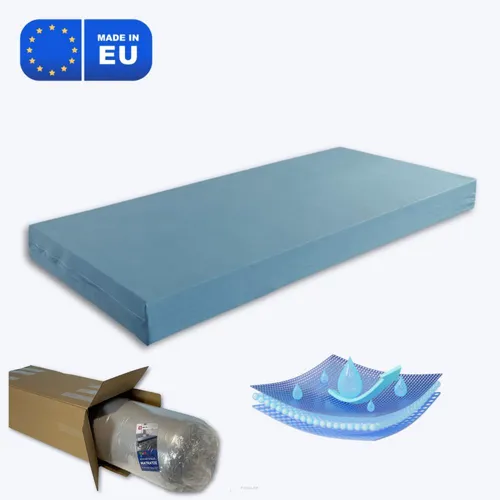 Schaummatratze 90 × 200 cm – wasserdicht, abwaschbar und strapazierfähig