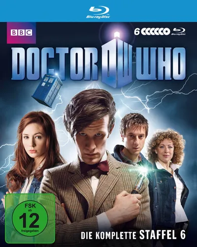 Doctor Who: Die komplette Staffel 6 - 6 Blu-rays - Science-Fiction-Serie, spannende Abenteuer mit dem Doktor, ideal für Fans von Zeitreisen und fantastischen Geschichten.