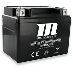 Batterie SLA4L-BS - 12V 5Ah wartungsfrei mit 25% mehr Startleistung - Motorradbatterie für 50ccm Roller, wartungsfrei und sofort einbaufertig mit 25% mehr Startleistung für zuverlässigen Motorstart.