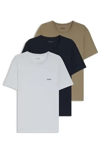 BOSS TShirtRN 3P Classic 10267939 0 - Hochwertiges T-Shirt aus 100 % Baumwolle, komfortabler Schnitt für lässigen Stil und vielseitige Kombinationsmöglichkeiten.