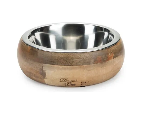 Designed By Lotte Futternapf Holznapf MANDIRA 1300 ml - Näpfe & Futterautomaten, stilvoller Holznapf mit 1300 ml Fassungsvermögen für ein elegantes Futtererlebnis.