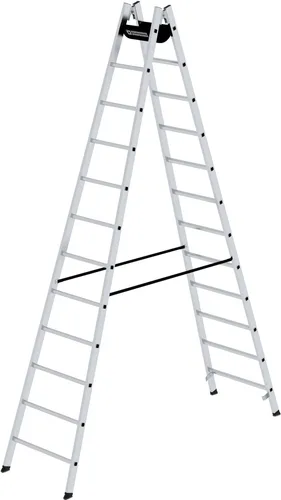 PROREGAL® Stehleiter 2x12 Sprossen