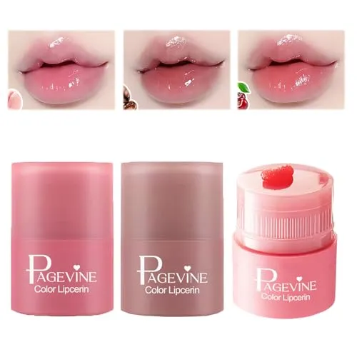 Yibaby Hydrating Lip Balm Set, Feuchtigkeitsspendende Lippenmaske, Lippencreme, Lipgloss, Lip Therapy | Feuchtigkeitsspendender Lippenpflegestift 3er Set