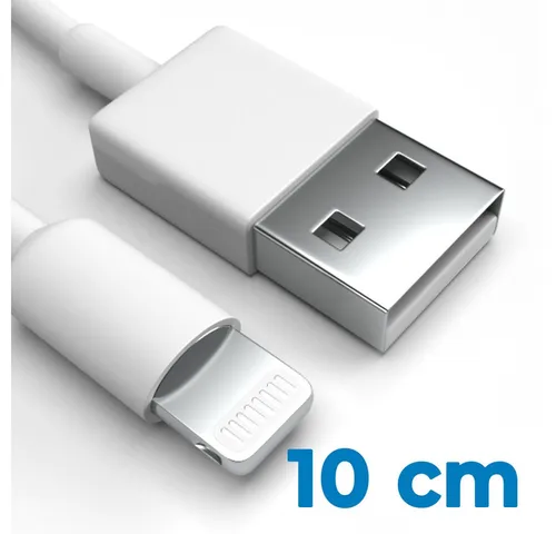 Justcom Apple iPhone 11 USB-Kabel, Lightning, USB-A (10 cm), Schnellladekabel, Datenkabel, Handy, Tablet