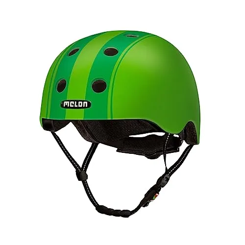 Melon Fahrradhelm »Decent Double Green« – Leichter Cityhelm für die ganze Familie - Fahrradhelme: Sicherer und leichter urbaner Helm mit Magnetverschluss, individuell anpassbar für maximalen Tragekomfort und perfekten Sitz.