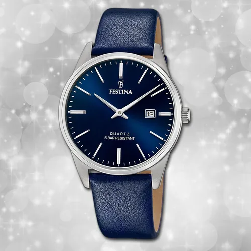 Festina Leder Elegant Herren Uhr F20512/3