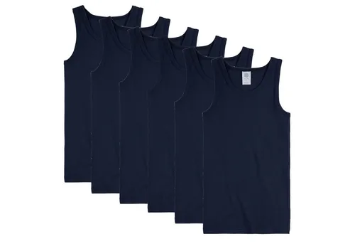 Sanetta Unterhemd Jungen Unterhemd 6er Pack Baumwolle (Packung, 6er Pack)