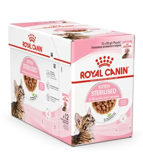 Royal Royal Feline Kitten Sterilisierter Beutel Gelatina 85gr 80 g