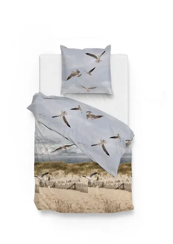 ZO HOME Bettwäsche Maritim, Renforcé, 2-teilig - Bettwäsche-Sets aus 100% Baumwolle, atmungsaktiv und hautfreundlich für erholsamen Schlaf. Praktischer Reißverschluss und bügelfähig für ein stets gepflegtes Erscheinungsbild.