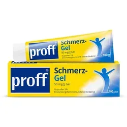 Proff Schmerzgel 100 G - Schmerzgel für schnelle Linderung - Proff Schmerzgel, 100 g, zur äußeren Anwendung bei Schmerzen und Verspannungen. Ideal für den Einsatz nach Sportverletzungen oder bei Muskelverspannungen. Effektive Unterstützung für aktive Menschen.