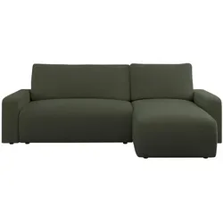 MKS Ecksofa, Grün, Textil, 3-Sitzer, L-Form,L-Form, 245x150 cm, Oeko-Tex®, Wohnzimmer, Sofas & Couches, Wohnlandschaften, Ecksofas