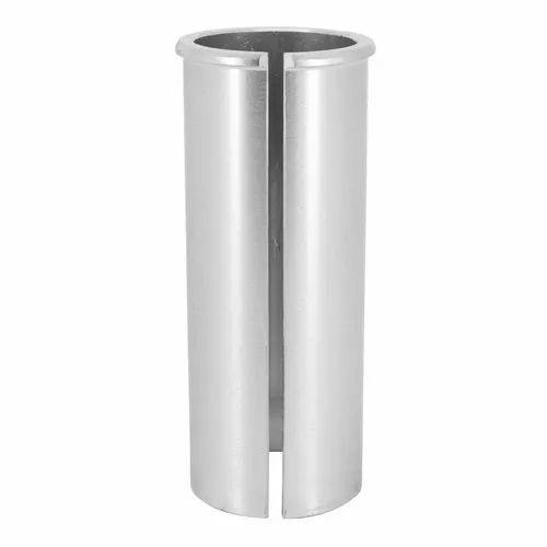Reduzierhülse Sattelstütze-Rahmen 27,2 bis 31,0 mm Länge 80 mm Aluminium Silb