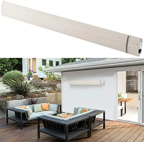 Semptec Urban Survival Technology Terrassen Heizung: Profi-IR-Dunkelheizstrahler, Fernbedienung, Keramik, 3.100 Watt, IP65 (Terrassenstrahler, Infrarot Dunkelstrahler, Fernbedienungen)