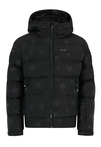 Protest PRTVerity JR Schneejacke True Black 164 - Stylisch & Funktional - Die PRTVerity JR Schneejacke überzeugt mit wasserdichtem und atmungsaktivem Material für optimalen Komfort im Schnee. Praktische Details und warme Isolierung machen sie zum idealen Begleiter für winterliche Abenteuer.