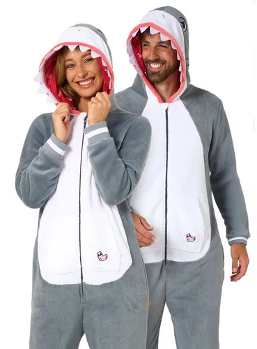 OppoSuits Hai Onesie in grau von OppoSuits