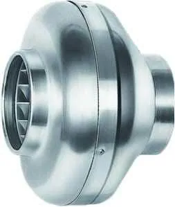 Helios RR 160 B Ventilator für Rohreinbau - Radial-Rohrventilator mit 2 Leistungsstufen, ideal für energieeffiziente Belüftung in Rohrsystemen. Robustes Gehäuse aus verzinktem Stahlblech.