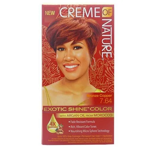 Creme Of Nature Haarfarbe Creme Of Nature Exotic Shine Hair Color Bronze Copper 7.64