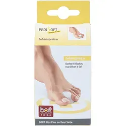 Bort Pedisoft Zehenspreizer 1 P in weiß von BORT