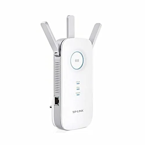 TP-Link RE450 AC1750 - Gigabit Dual Band WLAN-Repeater, beseitigt Funklöcher und bietet bis zu 1750 Mbit/s mit 3 externen Antennen