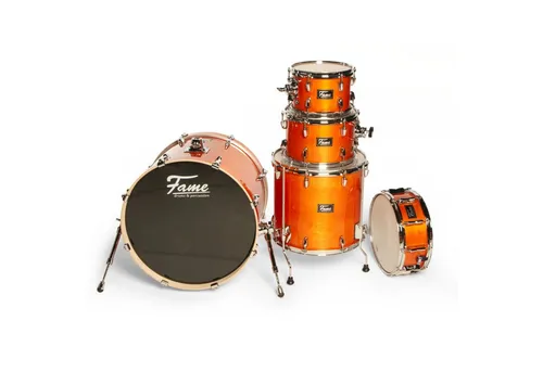 FAME Kesselsatz,Stage Series Rock Shell Set Satin Amber 22