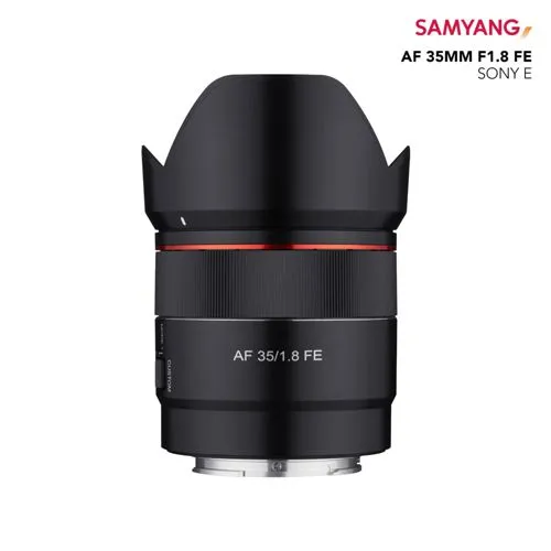 SAMYANG AF 35mm F1.8 FE Weitwinkelobjektiv - Kompatibel mit Sony E-Mount - Objektive mit 63,6° Bildwinkel, ultraleichtes Design und schneller Autofokus für kreative Fotografie und beeindruckende Bildqualität.