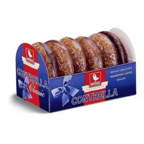 Weiss Contrella Classic Lebkuchen mit dunkler Schokolade 200g