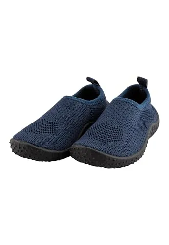 Sterntaler Badeschuhe einfarbig - Baby Aquaschuhe schnelltrocknend - Unisex Schwimmschuhe mit ergonomischer Sohle - flexible & bequeme Kinder Strand Slipper - Bademode - Farbe marine, Größe 28