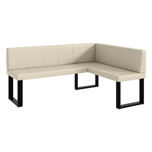 MEBLINI Eckbank für Esszimmer in weiß von MEBLINI