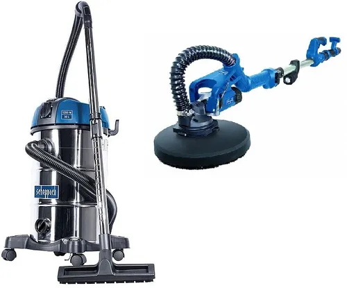 Scheppach ASP30PLUS Staubsauger mit HEPA-Filter und DS930 Schleifmaschine