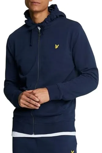 Lyle & Scott Sweatjacke in blau, gelb und schwarz - Größe XL - Herren-Sweatjacken aus 100% Baumwolle, ideal für lässige Outfits und bequemes Tragen. Perfekt für Freizeitaktivitäten oder entspannte Tage.