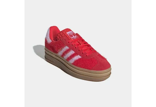 adidas Originals GAZELLE BOLD Sneaker lila|rot 36 EU - Sportliche Sneaker in Better Scarlet und Bliss Lilac, aus robustem Leder und Textil. Ideal für Alltag und Freizeit, mit rutschfester Gummisohle für optimalen Halt.