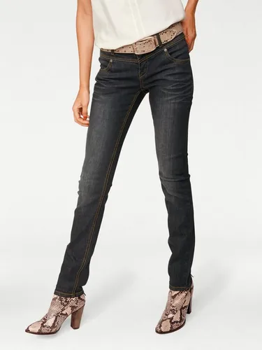 heine Bequeme Jeans Skinny-Jeans leicht vertieft .