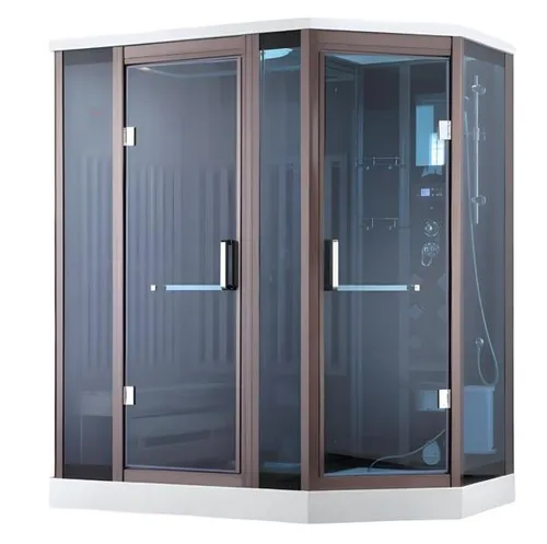 Sauna 2-in-1 Wellnesskabine Duschkabine Dampfsauna 190x120 cm - Kompakte Wellnesskabine für entspannten Genuss. Ideal für Innen- und Außenbereich, aus robustem Massivholz. Maße: 190 x 120 x 225 cm, mit 2 Jahren Herstellergarantie.