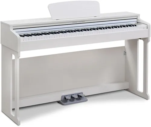 Classic Cantabile Digitalpiano DP-220 (weiß-matt) - Keyboards mit 88 gewichteten Tasten, 64-facher Polyphonie und 20 Klängen – ideal für Einsteiger und Fortgeschrittene.