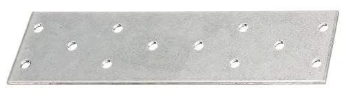Alberts Lochplatte 50er Set 155 x 40 mm - Winkel & Holzverbinder, sendzimirverzinkt für hohe Korrosionsbeständigkeit, ideal für robuste Konstruktionen und langlebige Anwendungen.